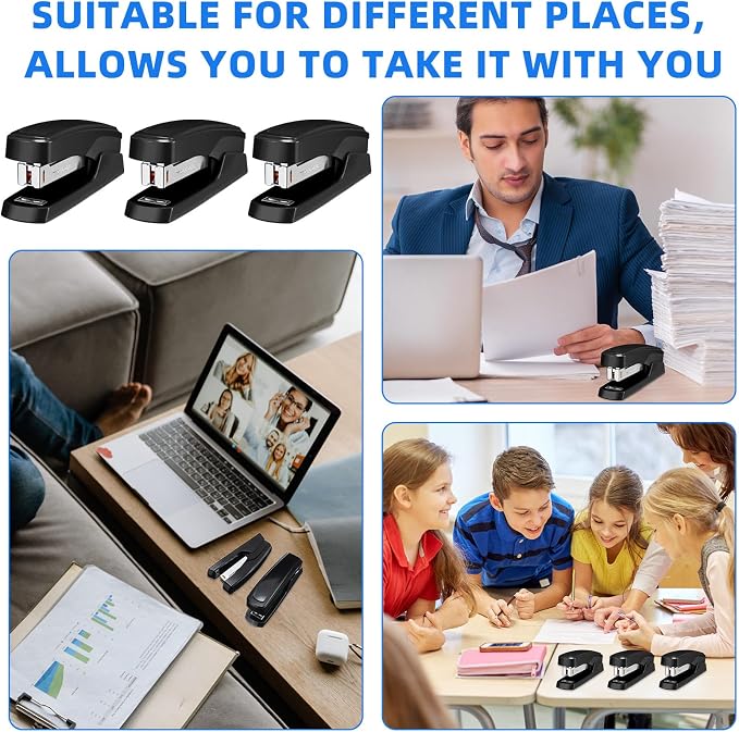 Desktop Stapler School College Office Supplies Portable Durable Staplers - Image 6