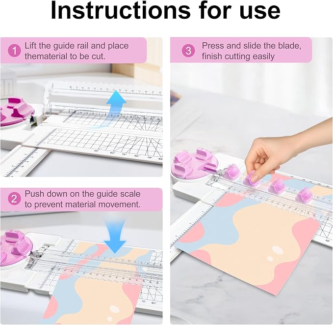 4 in 1 A4 Craft Paper Cutter Rotary Trimmer - Image 4