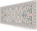 iCasso Aesthetic Floral Desk Mat, L Mouse Pads, Anti-Slip Mousepad by iCasso