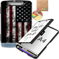 Clipboard with Storage, Heavy Duty Plastic Nursing Clipboard Foldable, High by Unknown