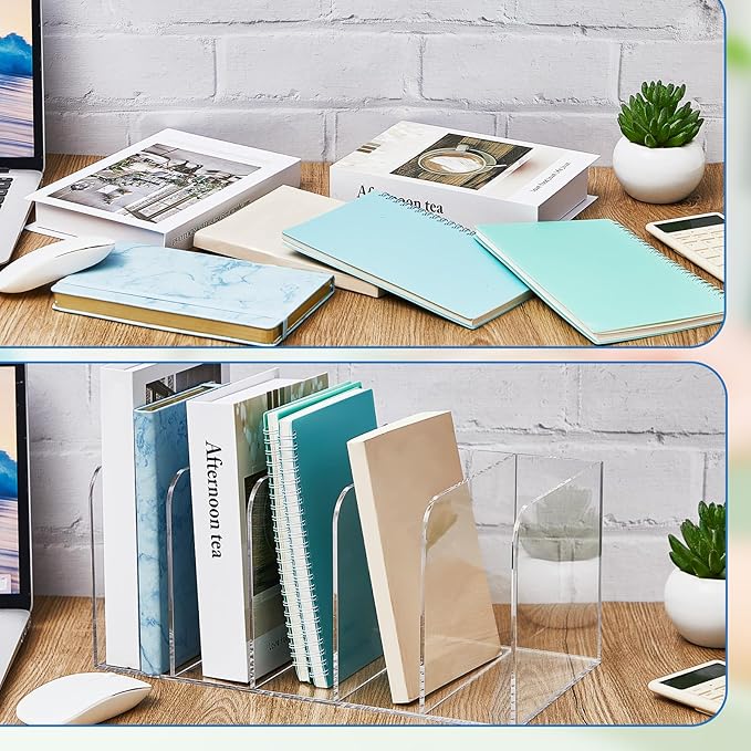 Suzile Clear Acrylic Magazine File Holder - Image 5
