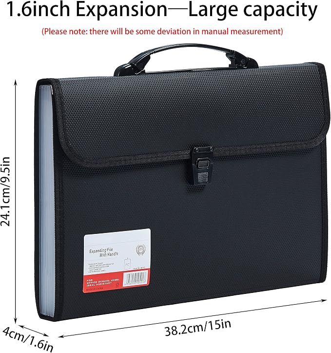 Legal Size 13 Pocket Accordian File Organizer Expanding File Folder - Image 6