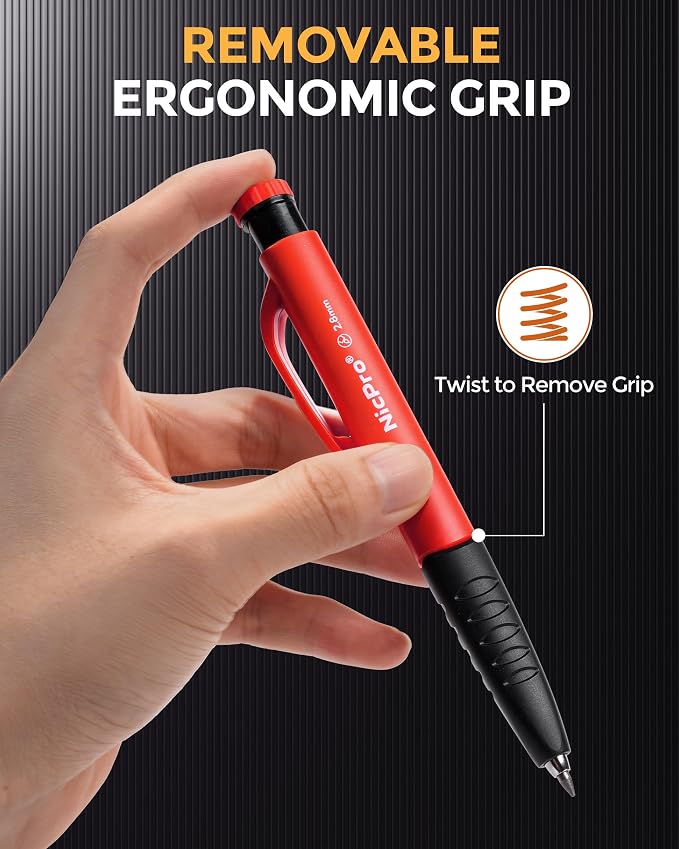 Nicpro 2 Pack Carpenter Pencil Set - Image 4