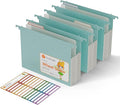 Extra Capacity Hanging File Folders, 3.15" Reinforced Wheat Straw Expanding by EcoStash