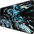 Gaming Mouse Pad with Stitched Edges, Durable Non-Slip Natural Rubber Base by Hsmienk