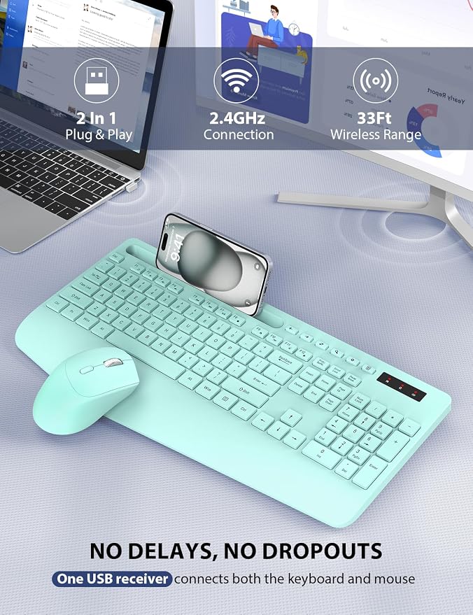 Wireless Keyboard and Mouse Combo - Image 4