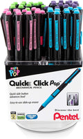 Pentel Quick Click Pop Mechanical Pencil, Med. Line, Spinner Display by PentelofAmerica