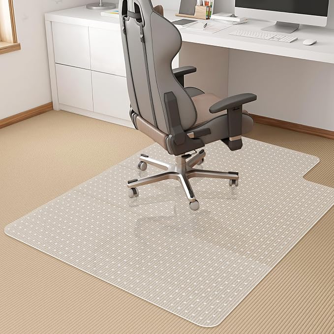 KMAT Office Chair Mat for Carpet, Computer Desk Mat, Heavy Duty Floor by KMAT