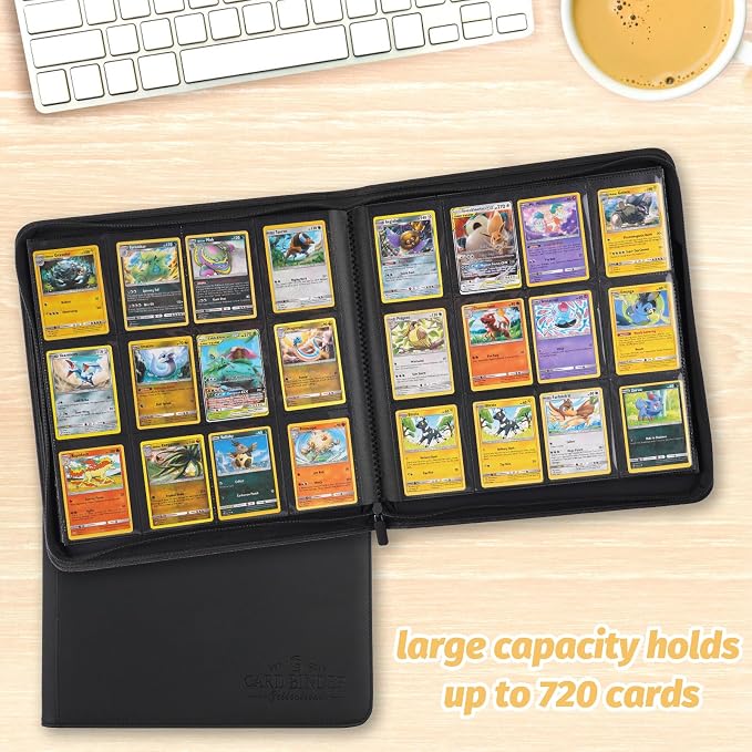 Trading Card Binder, Card Collection Binder Album Folder - Image 6
