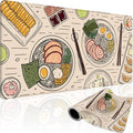 Japanese Ramen Large Gaming Mouse Pad 31.5"x15.7"｜Illustrated Food Pattern XXL by Mcapirivo