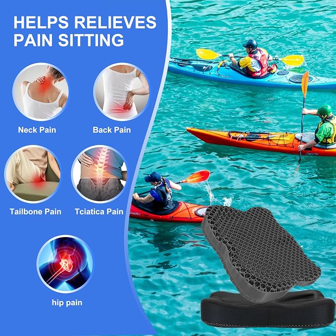 Thicken 19.7in Seat Cushion, Gel Seat Cushion - Image 5