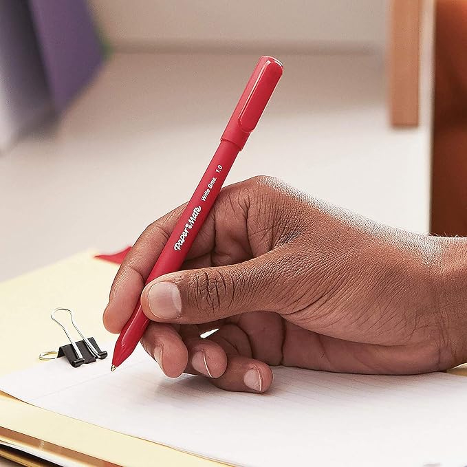 Paper Mate Ballpoint Pens, Write Bros. Blue Ink Pens, Medium Point - Image 8