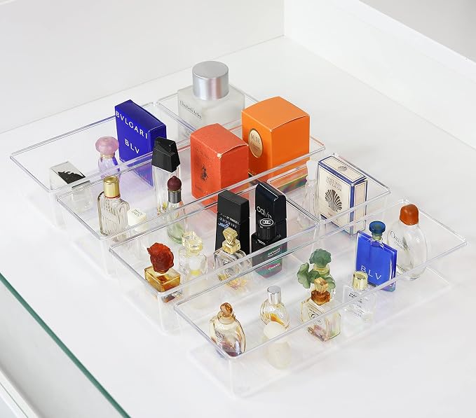 Simple Houseware Clear Drawer Organizer - Image 3