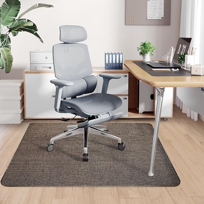 Sycoodeal Office Chair Mat for Hardwood & Tile Floor, Computer Gaming Chair Mat - Image 3