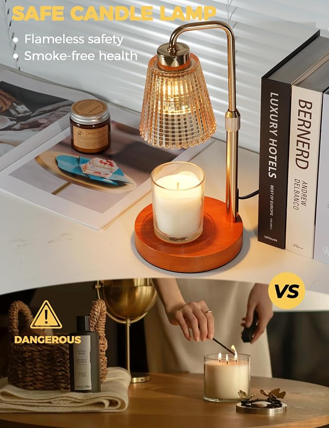GODONLIF Gold Candle Warmer Lamp - Image 2