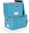 Oterri 2 Pack File Storage Organizer, Document Organizer, Portable File Box by Oterri