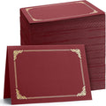 Fainne 120 Pack Certificate Holders Bulk, Diploma Covers Gold Foil Border by Fainne