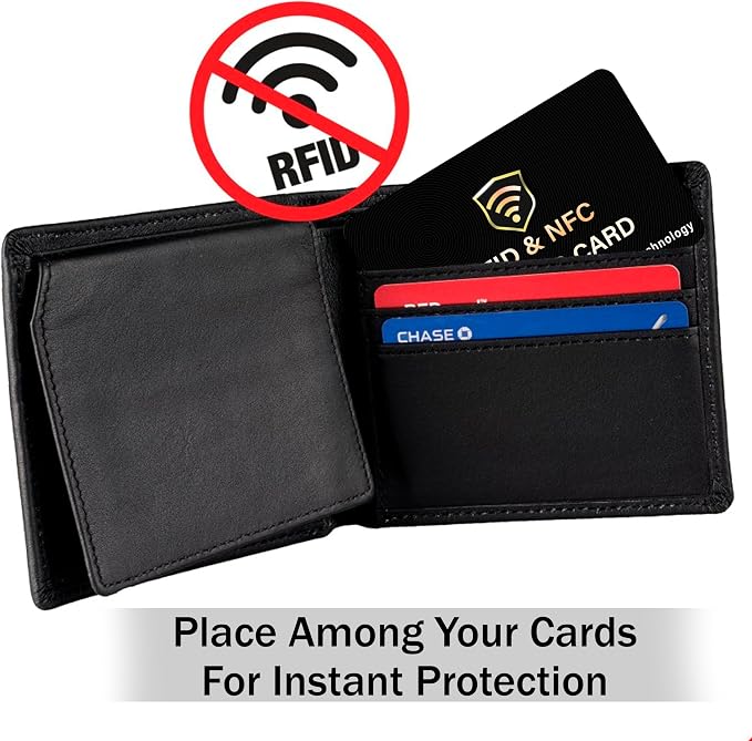 SaiTech IT 3 Pack RFID Blocking Card, One Card Protects Entire Wallet Purse - Image 8
