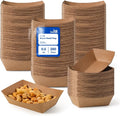 Fit Meal Prep [250 Pack 0.5 lb Paper Food Boats Heavy Duty Disposable Food Trays by FMPBRANDS