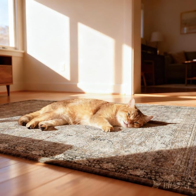 Office Chair Mat for Hardwood Floor, Non-Slip Under Desk Mat Rug for Rolling - Image 8