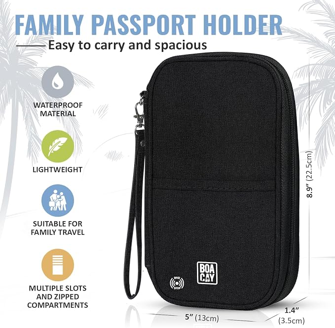 BOACAY Travel Document Organizer - Image 4