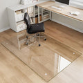 Tempered Glass Office Chair Mat, Heavy Duty 0.2" Thick Computer Chair Mat by MYSUNORIA