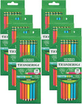 Ticonderoga Neon Pencils, #2 Pre-Sharpened Wood Pencils by Ticonderoga