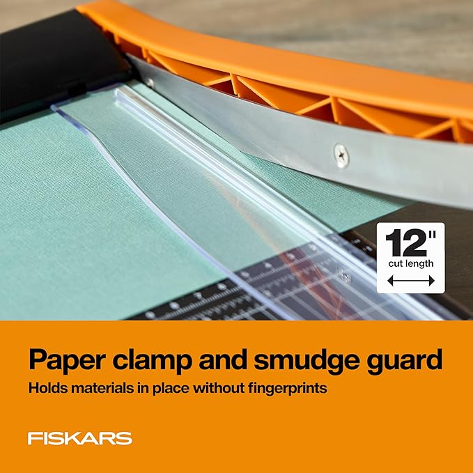 Fiskars Recycled Bypass Guillotine Paper Cutter, Self-Sharpening, Paper Trimmer - Image 4