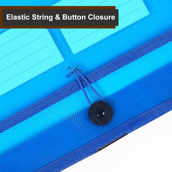 Eco-Friendly Plastic File Folders, Expanding Poly File Wallet, Transparent - Image 6