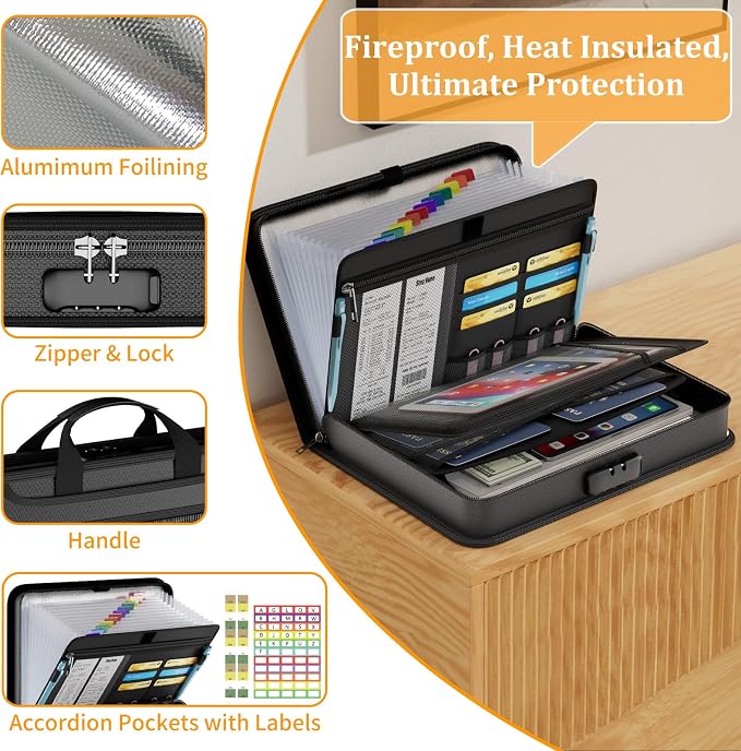 DocSafe 5200°F Accordion File Organizer - Image 4