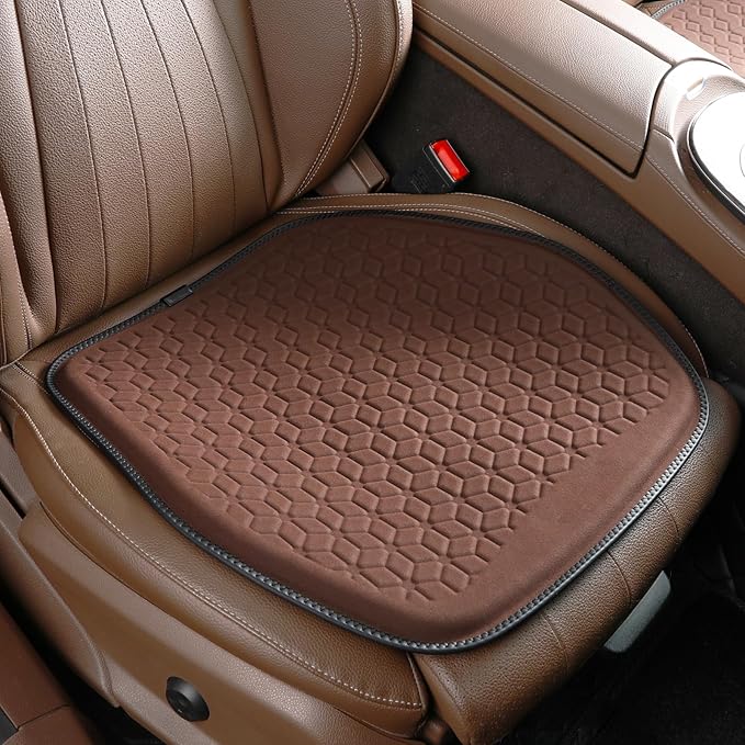 Thin Premium Gel Seat Cushion for Car Seat, Office Chair, Wheelchair, Golf Cart by Binsheo