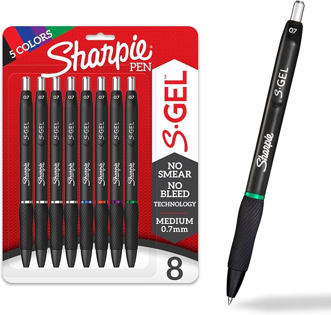 Sharpie S-Gel Gel Pens, Medium Point, Pens by Unknown