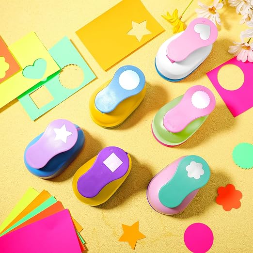 CHENGU 2 Inch 16 Pcs Craft Hole Punch Set - Image 4