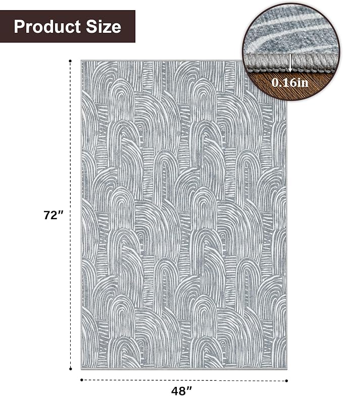 chakme Office Chair Mat for Hardwood Floor, Machine Wash - Image 2