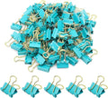 Binder Clips, Mini Paper Clip, Small Paper Clamps 15mm, 100 Pack Micro Size by YCVIORING