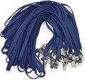 Bird Fiy Navy Blue Lanyards 100 Pack Bulk Badge Lanyards by BirdFiy