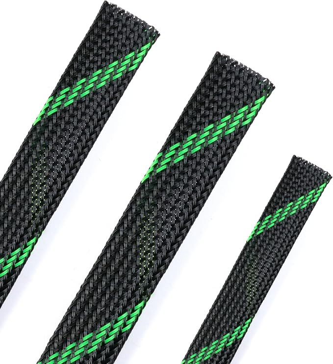 25ft PET Expandable Braided Cable Sleeve 1/6inch Pet Braided Cable Sleeve by PursuingaBetterLife