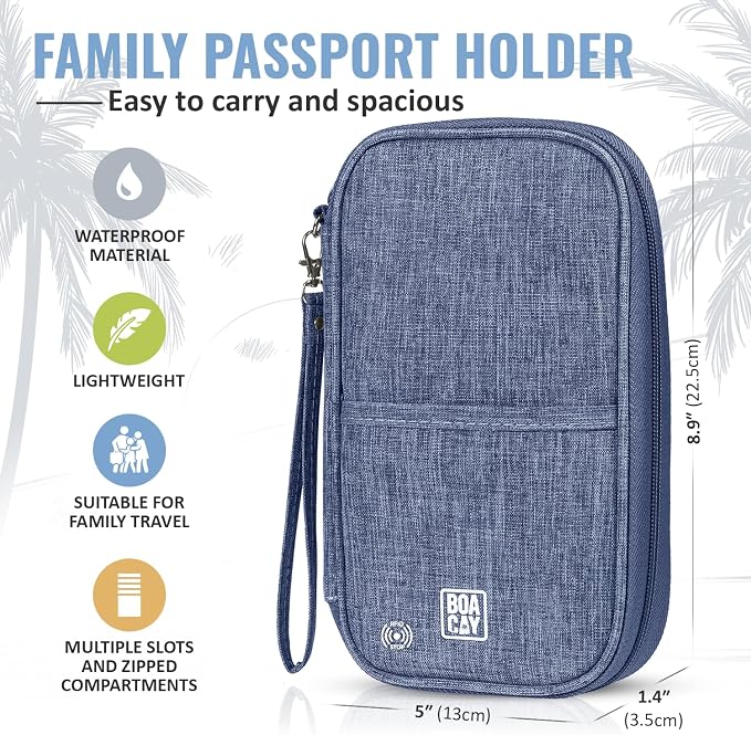 BOACAY Travel Document Organizer - Image 4