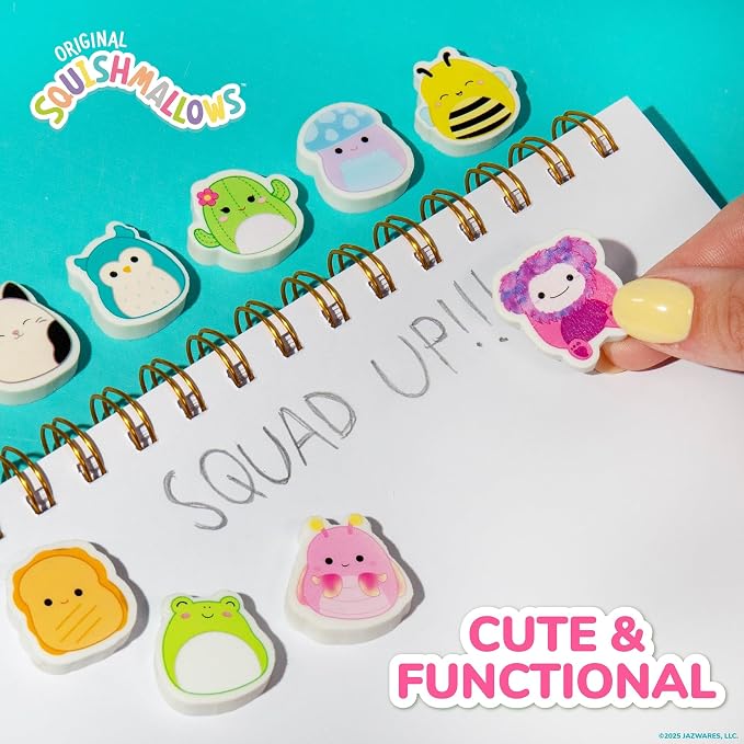 Original Squishmallows Mini Eraser Set, 25 Small Squishmallows Erasers - Image 6