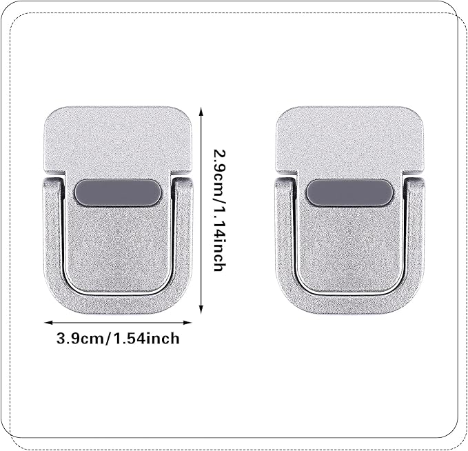 Abeillo 2PCS Portable Keyboard Riser, Self-Adhesive Mini Laptop Stand Invisible - Image 2