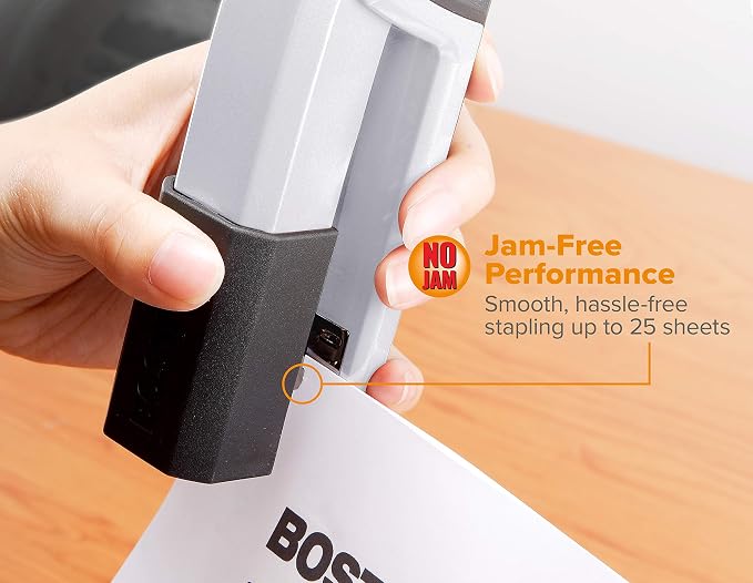 Bostitch Office Epic All Metal 3 in 1 Stapler, 25 Sheet Capacity, - Image 2