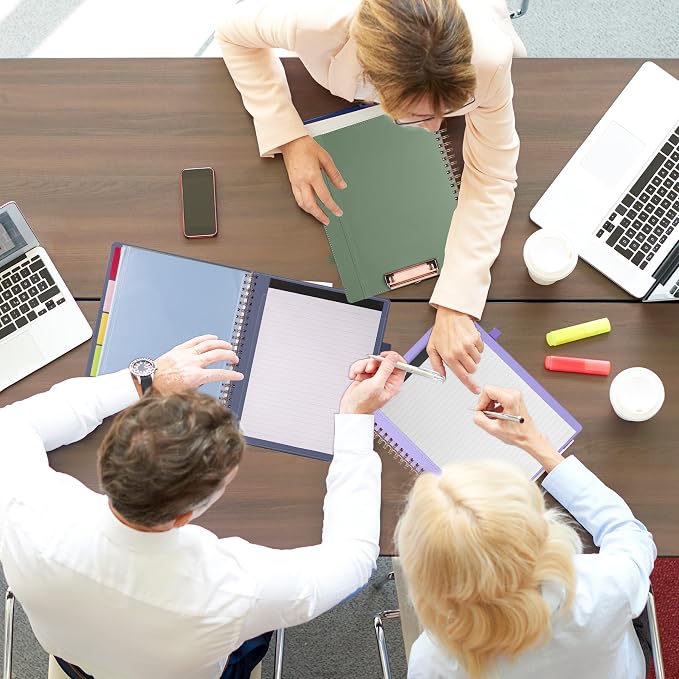 HAUTOCO Spiral Leather Clipboard Folio - Image 7