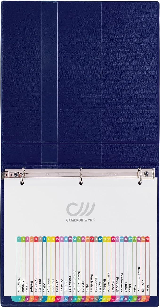 Avery 1-31 Dividers for 3 Ring Binders, 31 Tabs per Set, Customizable Table of - Image 8