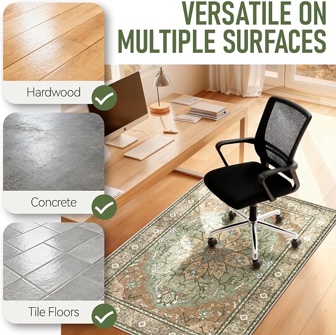 48"x60" Office Chair Mat for Hardwood, Under Desk Chair Mat for Home Office - Image 6