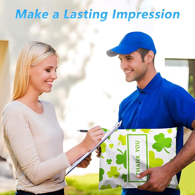 St Patrick's Day Poly Mailer 10x13 Inch 100 Pcs, Waterproof and Tear-Resistant - Image 6