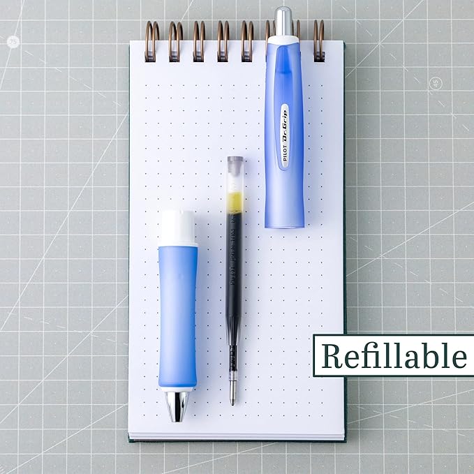 PILOT Dr. Grip Frosted Refillable & Retractable Ballpoint Pen, Medium Point - Image 4