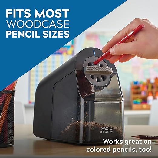 X-ACTO Pencil Sharpener, School Pro Electric Sharpener, - Image 4