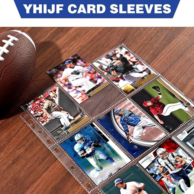 200 Pack 9 Pocket Card Sleeves Binder Sheets, Holds 3600 Cards, Trading Card - Image 5