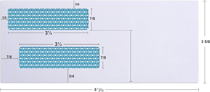Aimoh #8 Double Window Flip & Seal Security Envelopes - Image 3