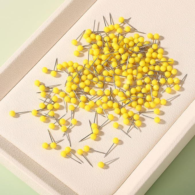XIHIRCD 200pcs Map Push Pins, Map Tacks Round Head Pins Small Thumb Tacks - Image 4